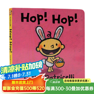 英文原版繪本 小毛孩系列一根毛小臟孩 Big Little/Potty  Leslie Patricelli 低幼兒童0-3歲紙板書 啟蒙認知行為習(xí)慣培養(yǎng)情緒管理 Hop Hop復(fù)活節(jié)