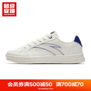 安踏（ANTA）板鞋男鞋夏季經(jīng)典百搭休閑鞋學(xué)生運(yùn)動(dòng)鞋子男 象牙白/天青石藍(lán)-4 40 (250mm)