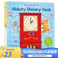 Hickory Dickory Dock 紙板機關操作書 Sing Along with Me 歐美經典兒歌 歡唱童謠繪本 子互動 送音頻 英文原版