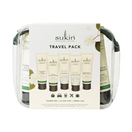 【優(yōu)選】旅行洗護(hù)套裝洗發(fā)水護(hù)發(fā)素沐浴露面霜潔面乳5件5*50 白色Sukin旅行套裝50ml*5