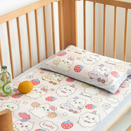 A類(lèi)涼席嬰兒冰絲冰藤席兒童床專(zhuān)用幼兒園小寶子夏季透氣吸汗午睡 開(kāi)心樂(lè )園【A類(lèi)母嬰級面料】 60cm*150cm 【單涼席】