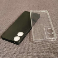 RSRDDY適用TCL One touch一鍵通T10 5G手機(jī)殼T550N保護(hù)套全包透明硅膠磨砂保護(hù)殼防刮摔TPU軟殼簡(jiǎn)約 其他 TCL 一鍵通T10 5G軟殼【全透明2個(gè)】