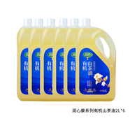 潤心（RUNXIN）【保真山茶油】有機油茶籽油 低溫冷榨一級  康系列食用油*2L*6桶