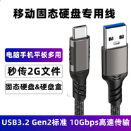 Repree適用Sandisk閃迪E61/81/E82/E60/30移動(dòng)硬盤(pán)手機(jī)電腦usb3.2連接線PS6聯(lián)想硬盤(pán)F309pro/US100數(shù)據(jù)線 USB轉(zhuǎn)C口硬盤(pán)數(shù)據(jù)線-編織款 0.2米