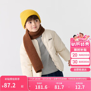 巴拉巴拉童裝兒童棉服男童女童外套2024冬裝棉衣繡花寶寶衣服208424106202