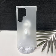 萬浮生適用三星S24手機殼s23ultra無邊框磨砂半透明白硬殼半包s22ultra 無邊框硬殼【透白膚感】 華為榮耀6 plus