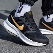 耐克（NIKE）男鞋 2025夏季新款RUN SWIFT 3運(yùn)動(dòng)鞋跑鞋訓(xùn)練鞋緩震透氣跑步鞋 黑金-010 41