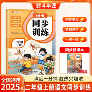 斗半匠語文同步練習(xí)冊二年級上冊同步訓(xùn)練人教版一課一練語文專項訓(xùn)練練習(xí)題小學(xué)生真題訓(xùn)練每日一練同步練習(xí)