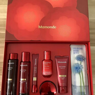 MAMONDE山茶花化妝品套裝凝時(shí)塑顏柔膚水乳臻顏緊致淡紋眼霜 夢(mèng)妝山茶塑顏御齡臻選奢享禮盒