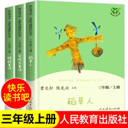 人教版快樂讀書吧三年級上冊課外書閱讀書籍安徒生童話+格林童話+稻草人葉圣陶正版書籍中國古代寓言故事克雷洛夫寓言伊索寓言二升三暑假書目下冊全套正版必人民教育出版社 安徒生童話+格林童話+稻草人三年級上冊