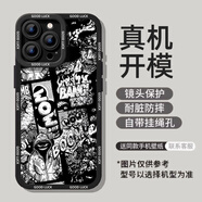 班藍(lán) 適用蘋果6PLUS手機(jī)殼男6鐳射炫酷6S個性貓眼全包防摔硅膠卡通潮牌2025新款創(chuàng)意保護(hù)套女動漫 經(jīng)典黑-FZT10黑白BOOM 蘋果6