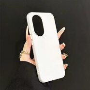 妙之選簡(jiǎn)約膚感純色適用蘋(píng)果16promax手機殼iPhone15華為nova14新款vivos20果凍二合一opporeno14情侶紅 GDK白色-【白二合一果凍殼】 華為 nova 10 青春版