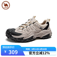 駱駝牌 男士休閑鞋透氣時尚增高戶外運動徒步鞋 P15M379005 埃爾沙 40