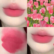 柚色西柚色郁金香粉色桃粉色蜜桃粉女生裸色平價(jià)學(xué)生絲絨口紅唇釉 郁金香粉色唇泥