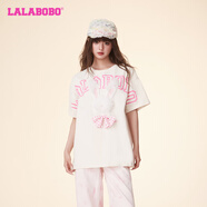 拉拉波波（LALABOBO）LALABOBO T恤女LBDB-WSDT11 粉色 XS