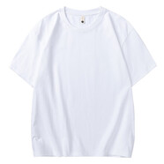 金盾（KIN DON）金盾純色短袖T恤男款白色半袖夏季衣服男士冰絲體恤純白打底衫男 白色 10XL s適合80-100斤