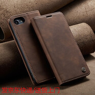 炫浪蘋(píng)果6手機殼磁吸插卡iPhone6s全包邊防摔ip6plus保護套apple翻蓋式皮套6splus復古商務(wù)創(chuàng  )意外殼 【藍色】+全屏膜 iPhone 6s Plus