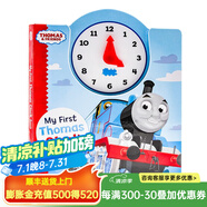 小火車托馬斯和朋友們 my first Thomas Clock Book 時(shí)鐘書紙板書 寶寶時(shí)間管理