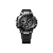 卡西歐（CASIO）MTG系列雙重防護全自動日歷太陽能石英機芯男表黑色表盤 黑色表帶 常規(guī)表盒