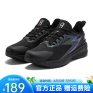 361°雨屏7.0女鞋防水跑鞋2025春季防滑耐磨運(yùn)動(dòng)鞋361度軟彈緩震跑步鞋 曜石黑/玫瑰金（加絨款） 35