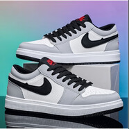 品牌斷碼特價(jià)清倉男鞋超纖皮面四季莆田休閑鞋板鞋..... 白灰（建議拍大一碼） 耐克NIKE 44