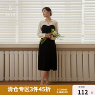 獨(dú)束【束型系列】大碼郁金裙雙版型拼接連衣裙女新款顯瘦氣質(zhì)裙子 梨形-加長(zhǎng) 3XL (尺碼：5) 拍前和客服確認(rèn)尺碼