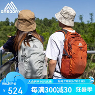 GREGORY格里高利NANO蜂鳥登山包徒步背包通勤輕便沖頂包雙肩包-18L銀綠色