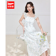 IEF/愛依服連衣裙2025夏季新款法式小清新甜美森系碎花背心長裙
