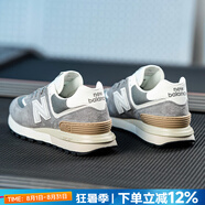 NEW BALANCE男鞋女鞋 25夏季新款nb574系列情侶運動鞋慢跑鞋復(fù)古拼接休閑鞋子 U574LGGS-D/灰色 37 （內(nèi)長225mm）