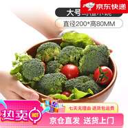 原森太兒童成人寶寶木碗家用手工天然無漆防摔復(fù)古日式餐具沙拉碗小大號 烏檀木大號木碗