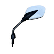 萬(wàn)沁珊適用新大洲本田踏板摩托車(chē)DIO U+迪奧SDH125T-35倒車(chē)鏡 后視鏡 反 幻彩白左