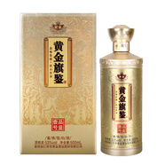 黃金醬酒系列 品質(zhì)白酒 黃金旗鑒酒品鑒壹號(hào) 黃金私藏 黃金老壇 53%vol 500mL 1瓶 黃金旗鑒酒