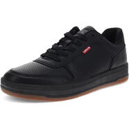 李維斯（Levi's）Levis低幫復(fù)古板鞋男休閑百搭皮紋透氣運動鞋 Black/Gum 43