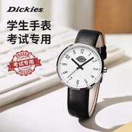 Dickies學(xué)生手表女初高中生專用中考試表刻度清晰防水石英表男白色CL-535