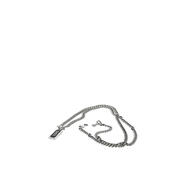 古馳（GUCCI）男士飾品項鏈徽標時(shí)尚配飾商務(wù)場(chǎng)合休閑聚會(huì ) 灰色 均碼