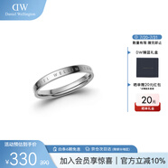 丹尼爾惠靈頓（DanielWellington）dw戒指時(shí)尚飾品銀色戒指男情侶對(duì)戒生日禮物DW00400038