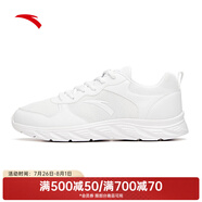 安踏（ANTA）跑步鞋網(wǎng)面透氣運(yùn)動(dòng)休閑跑步鞋子新款運(yùn)動(dòng)鞋 安踏白/霧灰-2 39