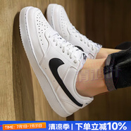 耐克（NIKE）官方 男鞋 25夏新款輕便透氣運動休閑小白鞋耐磨減震低幫滑板鞋男 Court/白色【曬圖-10】 42 碼(內長265mm)