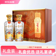 五糧液股份 一尊天下幸福美滿 濃香型白酒 52度 500mL*2瓶 禮盒裝