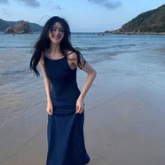 小野七天法式吊帶連衣裙修身無(wú)袖收腰夏季沙灘海邊度假風(fēng)針織氣質(zhì)長(cháng)裙子 針織修身吊帶裙【L】