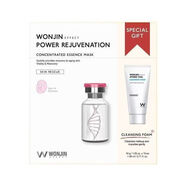 原辰WONJIN韓國原辰雪絨花吊瓶面膜套裝 面膜10片+洗面奶80ml
