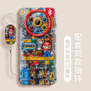 夲貝（taobei） 適用蘋(píng)果8plus/7p手機殼 iPhone6/6plus全包防摔新款卡通7/8機械風(fēng)天使眼硅膠軟殼馬里奧樂(lè )高男 【古董白】馬里奧積木-贈保護膜+指環(huán)掛繩 蘋(píng)果6