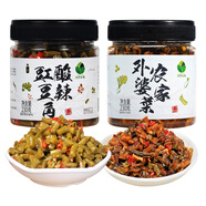 田野故事 外婆菜230g+酸豆角230g 鮮香爽脆下飯神器秒開(kāi)味蕾即食