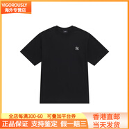 美職棒紐約洋基隊基礎系列 SS25 純棉厚款270g重磅面料運動(dòng)簡(jiǎn)約經(jīng)典百搭 黑色 XS