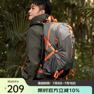 駱駝(CAMEL) 登山包背包 戶外背包旅行背包登山雙肩包徒步背包  灰色