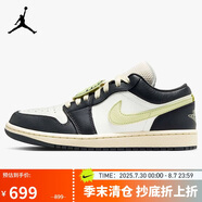 Jordan男女休閑鞋喬丹AJ1 JORDAN 1 運動鞋HQ3009-003黑白熒光黃42.5