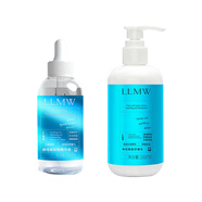 LLMW神經(jīng)酰胺舒緩乳液面部保濕乳液200ml 藍(lán)胖子組合(玻尿酸1瓶+乳液1瓶)