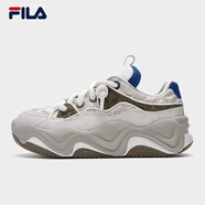 斐樂(lè )（FILA） 男鞋BROOK LV摩登板鞋冬流沙鞋時(shí)尚運動(dòng)鞋 雨霧灰/黃昏綠-ND 39