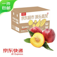 京鮮生   國產(chǎn)黃肉紅油桃 凈重3斤 單果100g+  新鮮水果 源頭直發(fā)