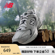 NEW BALANCE老爹鞋男鞋女鞋情侶復(fù)古夏季網(wǎng)面運(yùn)動(dòng)休閑鞋530系列MR530KA 37.5